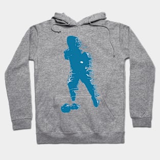 Football Soccer Player - Abstract Watercolor Style Hoodie